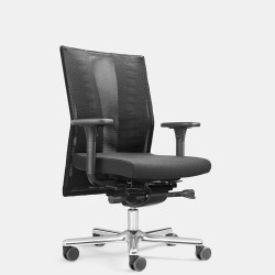 Produktmerkmale:
- Besonderheiten: ergonomischer Bürostuhl
- ERGO-TOP®-Technologie
- Synchronmechanik
- Rückenlehne in 5 Positionen arretierbar
- Sitztiefenverstellung und -dämpfung
- Sitzöffnungswinkel der Rückenlehne arretierbar
- seitliche Federkraftverstellung von 45 - 120 kg
- ergonomischer Muldensitz
- stufenlose Sitzhöhenverstellung
- weiche Doppellaufrollen Ø 65 mm, geeignet für alle Bodenbeläge
- Bezugsstoffe nicht verklebt
- Bedienungsanleitung am Stuhl
- Farben: Deep Black A30, Gelb, Orange, Oxide A54, Fir Green A65, Blau
- Optional: Aluminiumfußkreuz und Gasfeder in schwarz, poliert oder RAL 7035