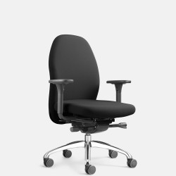 Produktmerkmale:
- ERGO-TOP®-Technologie
- Rückenlehne 8-fach höheneinstellbar und in 5 Positionen arretierbar
- Sitztiefenverstellung und -dämpfung
- Sitzöffnungswinkel der Rückenlehne arretierbar
- seitliche Federkraftverstellung von 45-120 kg
- stufenlose Sitzhöhenverstellung
- ergonomischer Muldensitz
- weiche Doppellaufrollen Ø 65 mm, geeignet für alle Bodenbeläge
- Bezugsstoffe nicht verklebt
- Bedienungsanleitung am Stuhl
- Farben: Deep Black A30, Black Grey A32, Blau, Leder Schwarz,
Stoffe A-Serie, Stoffe B-Serie, Stoffe C-Serie, Stoffe D-Leder, Stoffe K-Kunstleder
- zweifarbige Bezugswahl (Sitz und Rücken) ohne Mehrpreis bei gleicher
Stoffgruppe
- Optional: Aluminiumfußkreuz und Gasfeder in schwarz oder poliert,
ohne oder mit Lordosenstütze