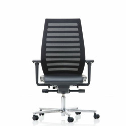 Beschreibung:
- Rücken-Rahmen mit FLEX-RELAX-Lamellensystem und 3D-Netzgewebe
- Ergonomisch geformter Muldensitz
- Komfort-Synchrontechnik
- Schnellverstellung auf Körpergewicht
- Sitztiefenverstellung 
- Sitzhöhenverstellung mit Gasdruckfeder
- Alu-Rückenverbinder + Alu-Fußkreuz poliert (pulverbeschichtet in schwarz, weiß oder silber auf Anfrage)
- Standarddoppelrollen Ø 50mm hart oder weich
- optional auch mit höhenverstellbaren oder multifunktionalen - Armlehnen
- mit oder ohne Lordosenstütze